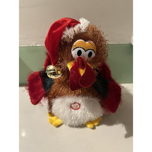 DanDee Animated Musical Christmas Turkey Plush Deck The Halls Singing Works - Picture 1 of 7